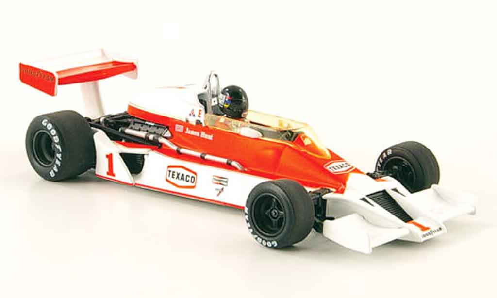 McLaren M26 1/43 Minichamps Ford No.1 Texaco J.Hunt F1 Saison 1977 modellino in miniatura