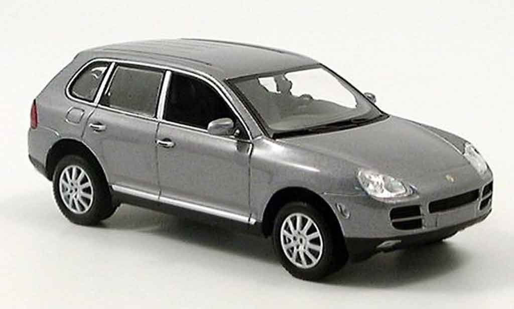 Porsche Cayenne 1/43 Minichamps V6 grigio 2003 modellino in miniatura