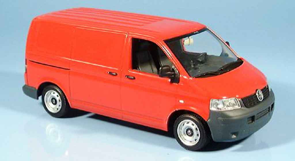 Volkswagen Combi 1/43 Minichamps t 5 transporter rosso 2003 modellino in miniatura