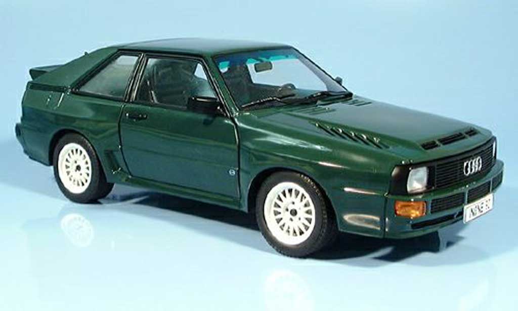Audi Sport Quattro 1/18 Autoart swb grun 1984 modellino in miniatura