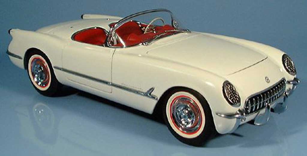 Chevrolet Corvette C1 1/18 Autoart C1 bianco 1953 modellino in miniatura