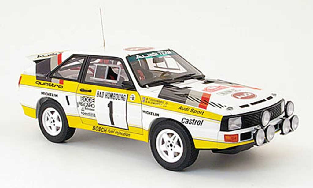 Audi Sport Quattro 1/18 Autoart no.1 rallye monte carlo 1985 modellino in miniatura