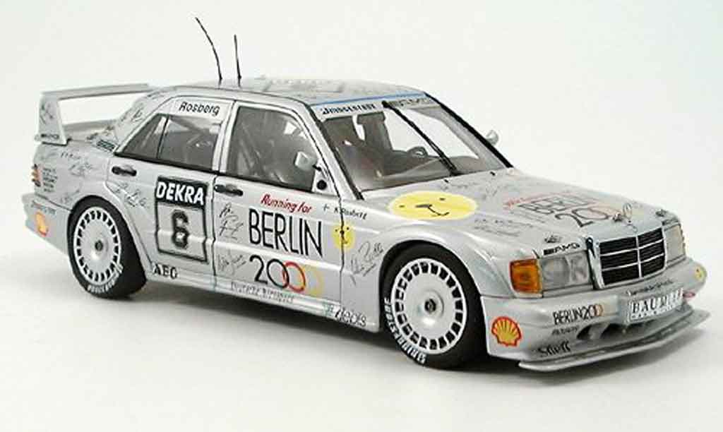Mercedes 190 E 1/18 Autoart E 2.3 16 v evo 2 rosberg dtm 1992 modellino in miniatura