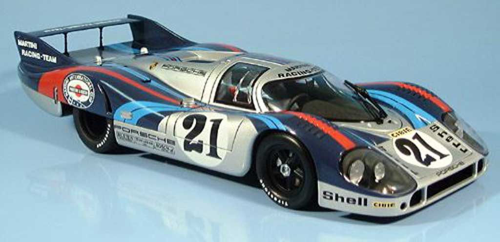Porsche 917 1971 1/18 Autoart 1971 elford-larrousse martini le mans modellino in miniatura