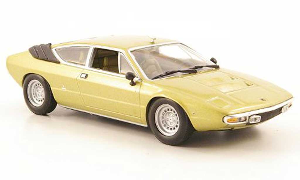 Lamborghini Urraco 1/43 Minichamps gold 1974 modellino in miniatura