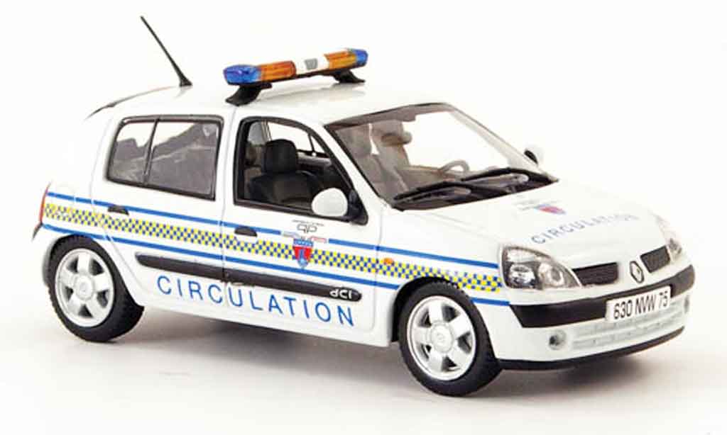 Renault Clio 1/43 Norev circulation paris police (fr) 2002 modellino in miniatura