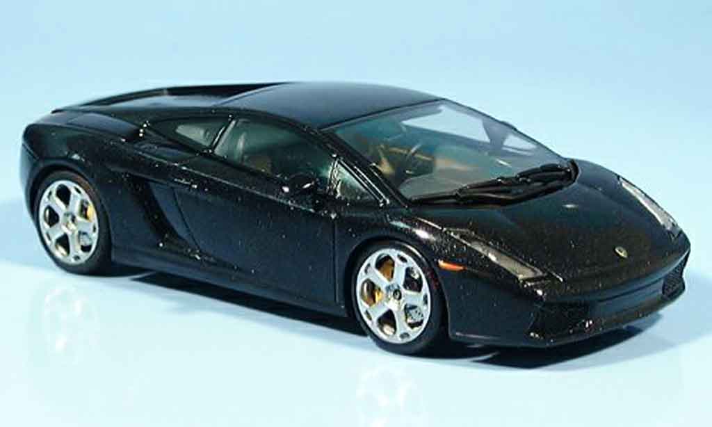 Lamborghini Gallardo 1/43 Autoart nero 2003 modellino in miniatura