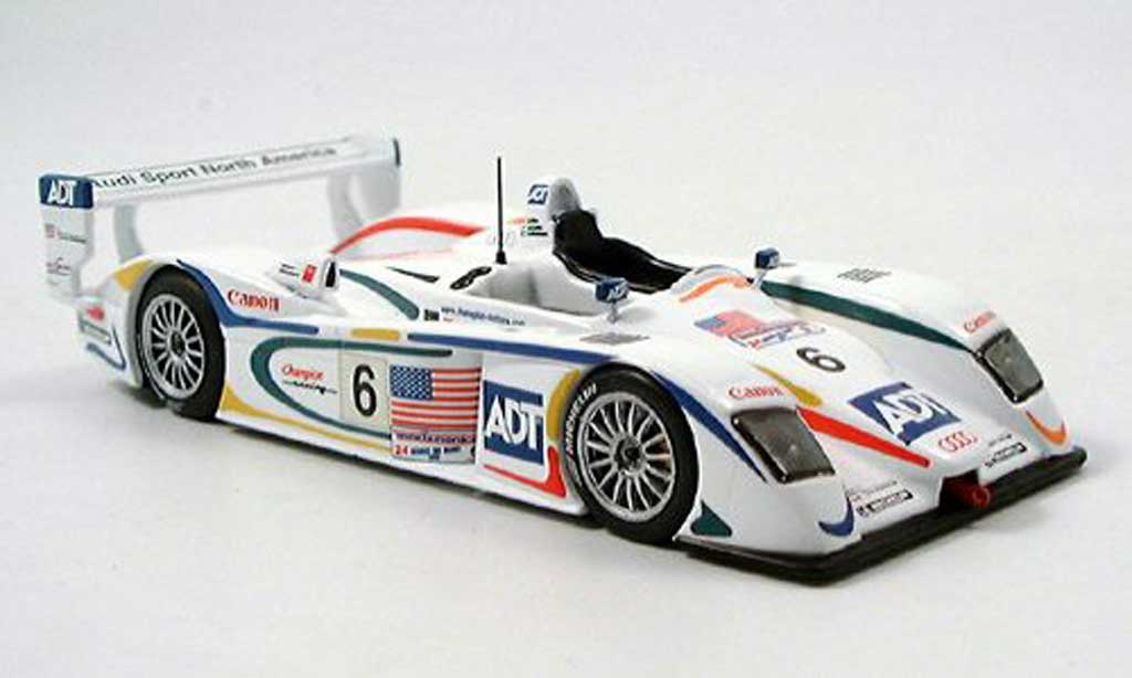 Audi R8 1/43 IXO LM Pirro-Letho-Johansson No. 6 2003 modellino in miniatura