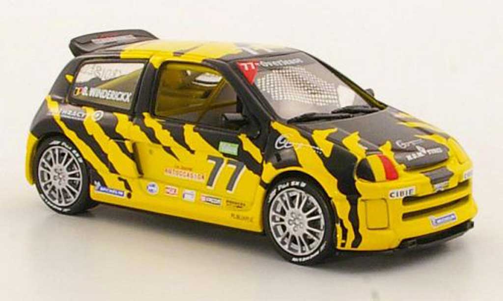 Renault Clio V6 1/43 Eagle V6 II No.77 B.Winderickx Trophy 2000 modellino in miniatura