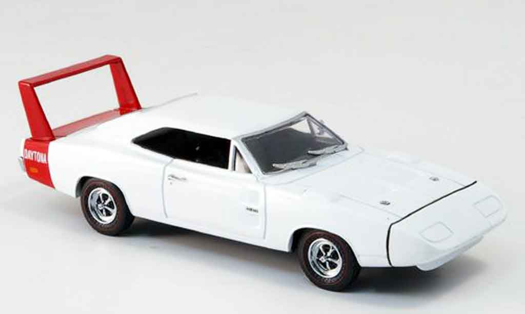 Dodge Charger 1969 1/43 Eagle 1969 Daytona bianco avec rossoem Heckspoiler modellino in miniatura