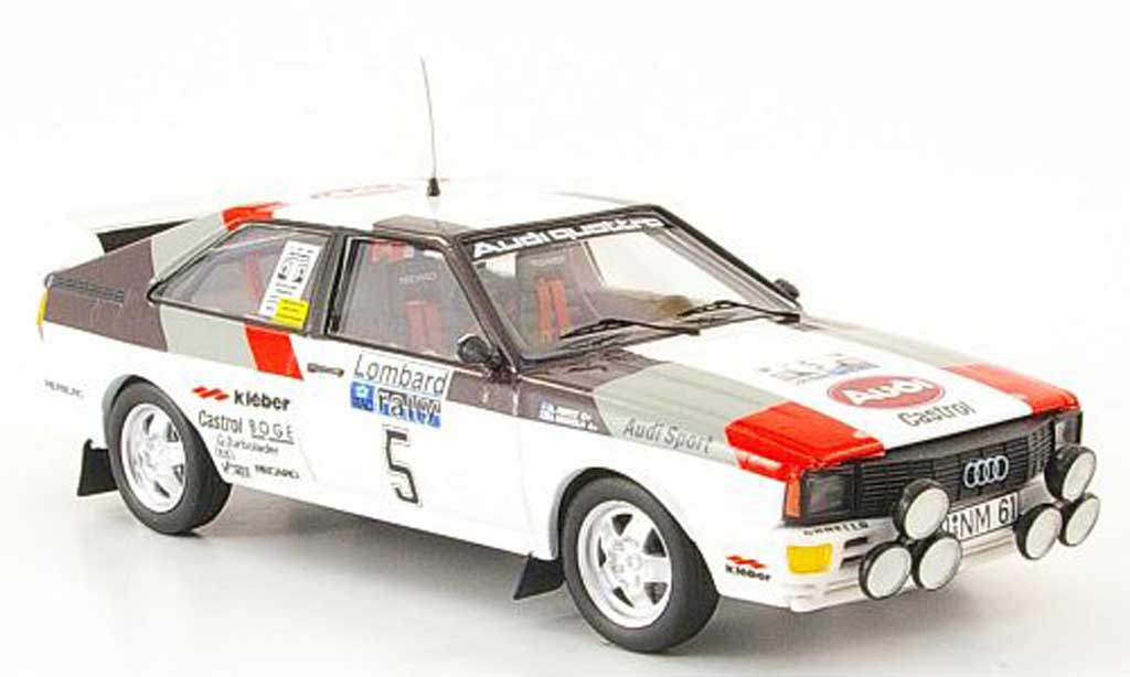 Audi Quattro 1/43 Trofeu Sieger RAC Mikkola-Hertz 1981 modellino in miniatura