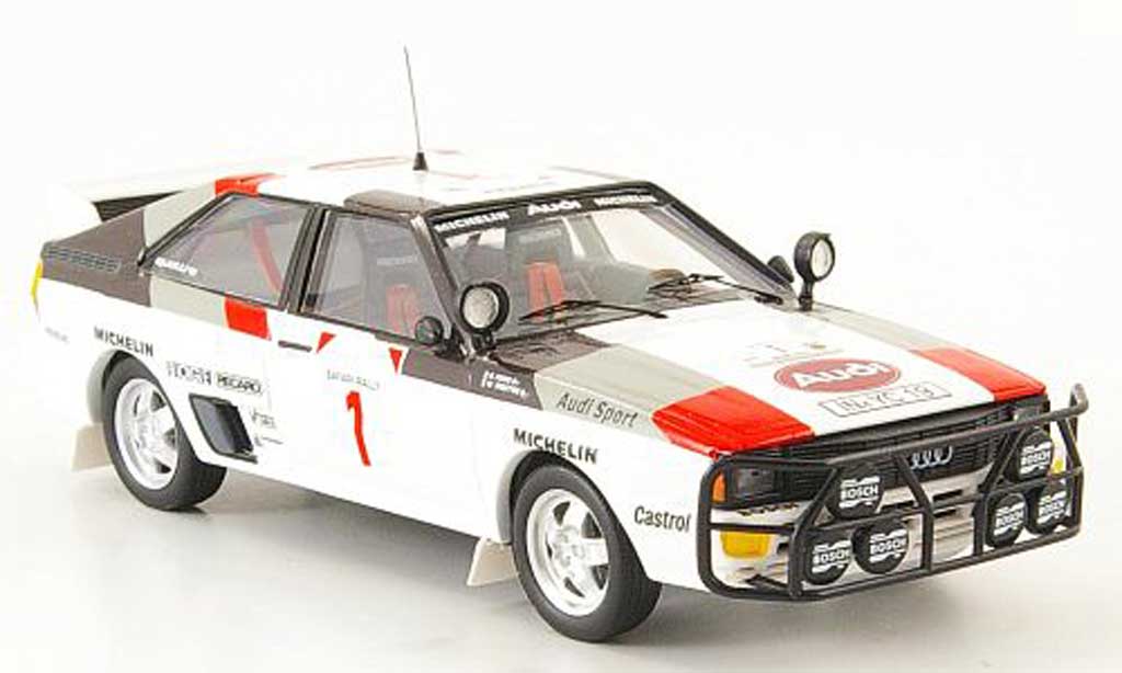Audi Quattro 1/43 Trofeu Safari Rallye Mouton-Pons 1983 modellino in miniatura