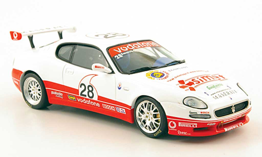 Maserati Trofeo 1/43 IXO No.28 Vodafone Sieger Magny Cours 2003 modellino in miniatura