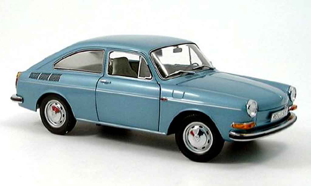 Volkswagen 1600 1/18 Minichamps turkis 1970 modellino in miniatura