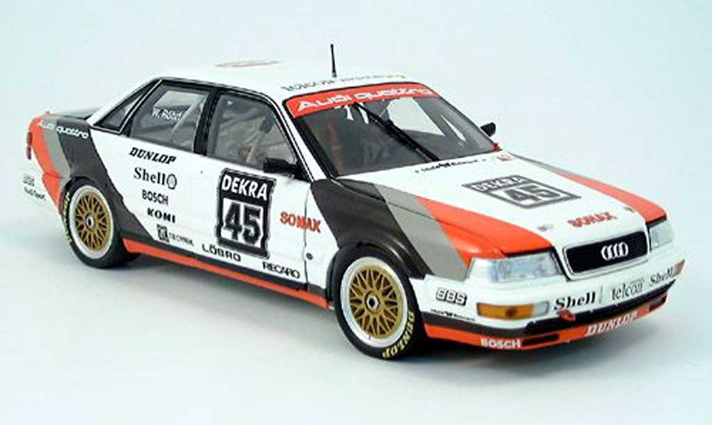 Audi V8 Quattro 1/18 Minichamps Quattro dtm roehrl 1990 modellino in miniatura