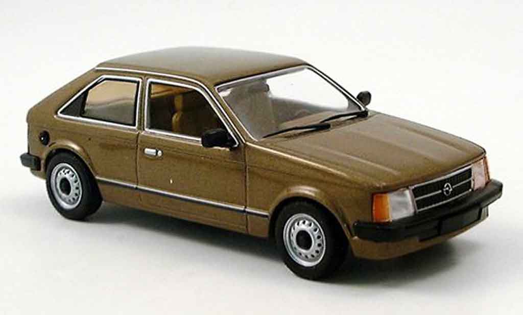 Opel Kadett D 1/43 Minichamps D marronee 1979 modellino in miniatura