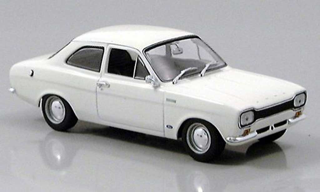 Ford Escort MK1 1/43 Minichamps MK1 I TC bianco RHD 1968 modellino in miniatura