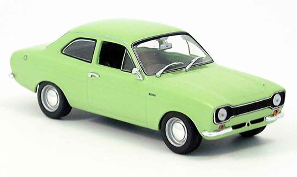 Ford Escort RS 1600 1/43 Minichamps RS 1600 grun 1971 MK1 modellino in miniatura