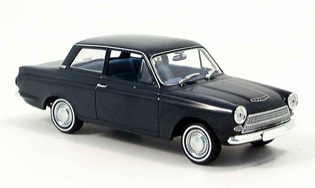 Ford Cortina 1/43 Minichamps MK I blu 1962 modellino in miniatura