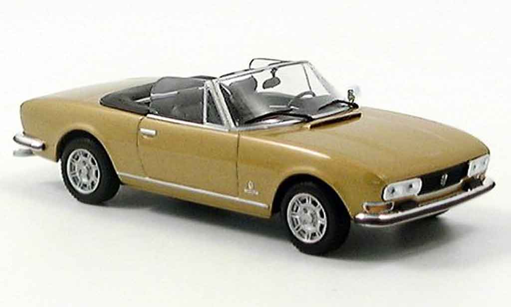 Peugeot 504 Cabriolet 1/43 Minichamps Cabriolet or 1974 modellino in miniatura