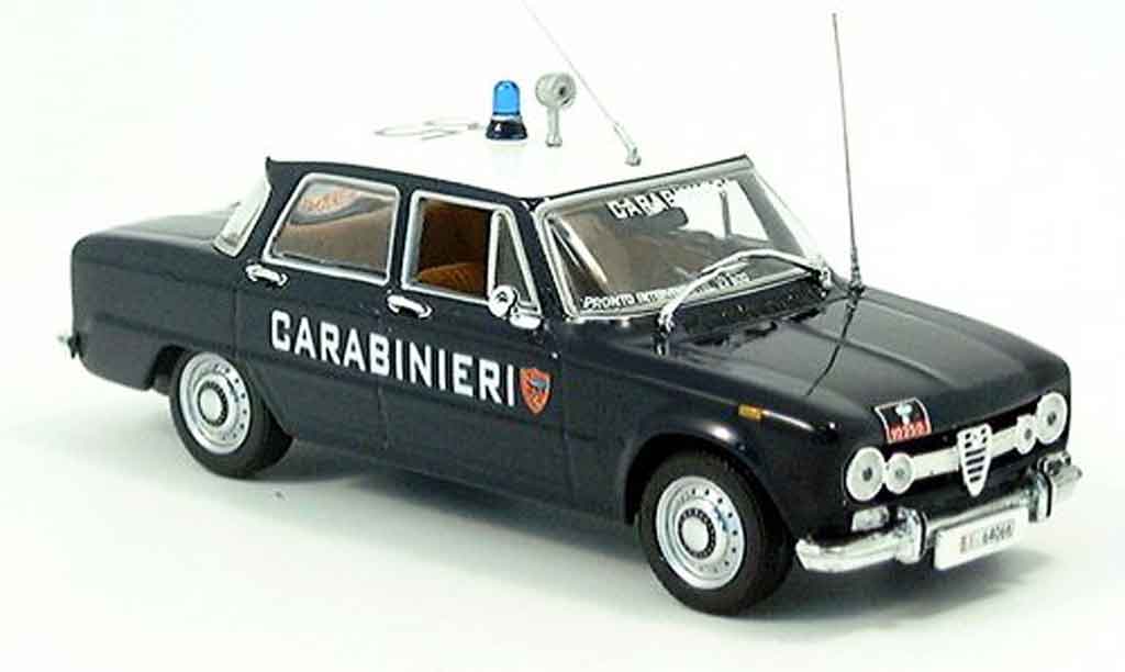 Alfa Romeo Giulia 1/43 Minichamps carabinieri italienische police 1970 modellino in miniatura