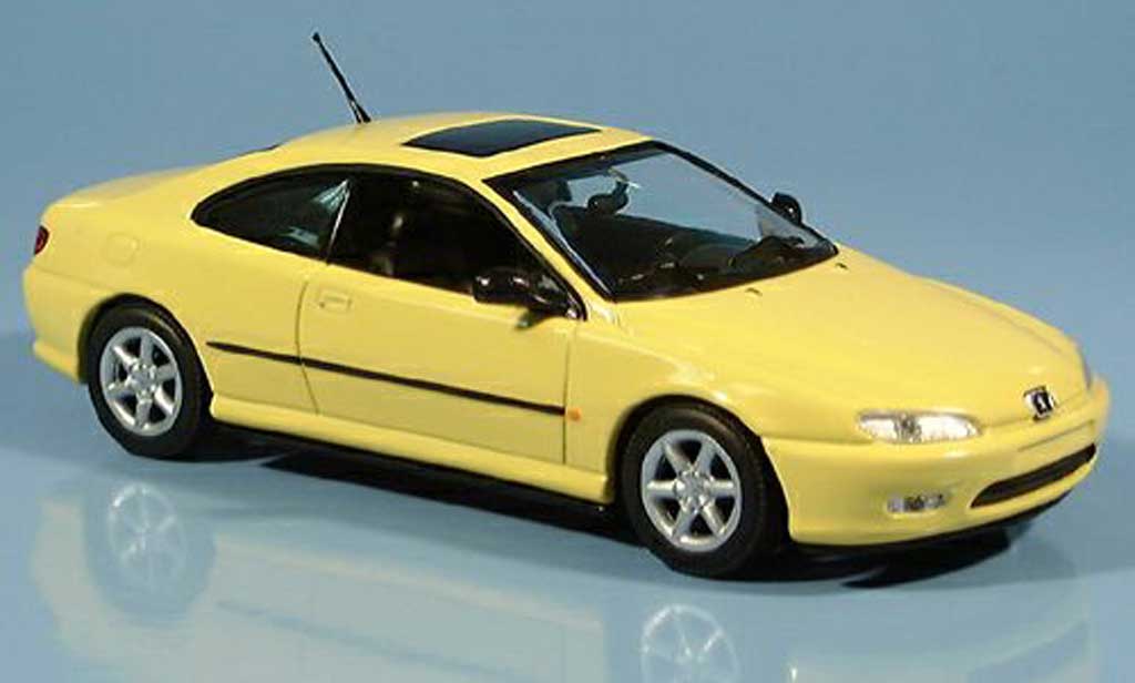 Peugeot 406 1/43 Minichamps Coupe giallo 1996 modellino in miniatura