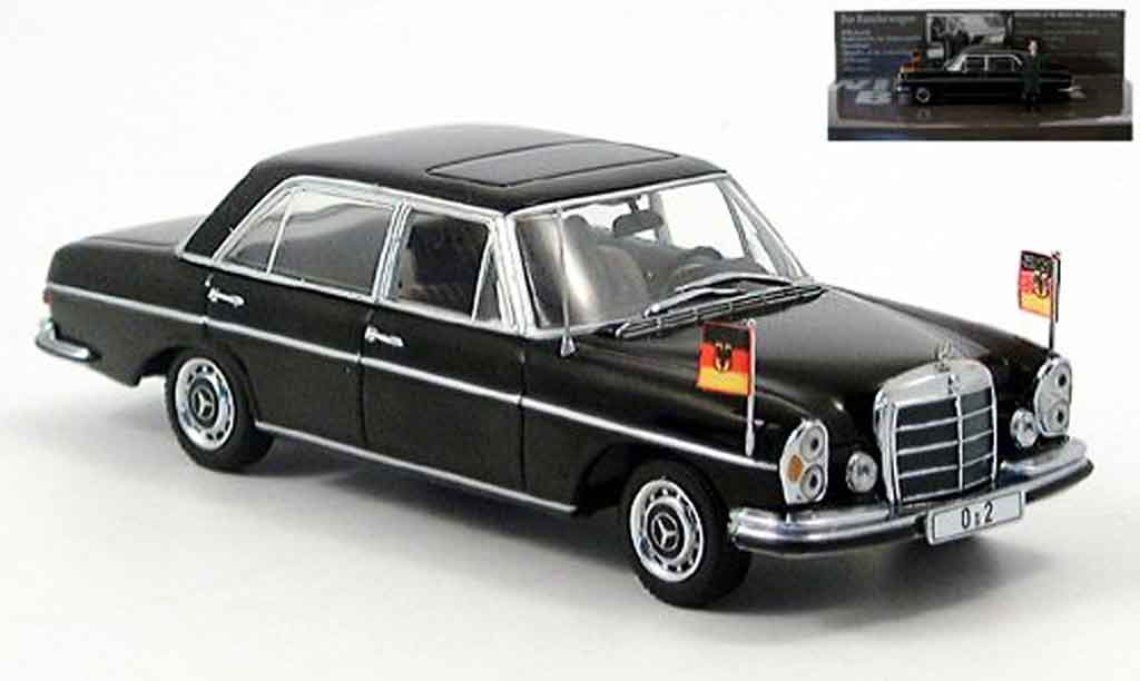 Mercedes 300 SEL 1/43 Minichamps SEL SEL 6.3 (W109) Bundeskanzler Willy Brandt 1970 modellino in miniatura
