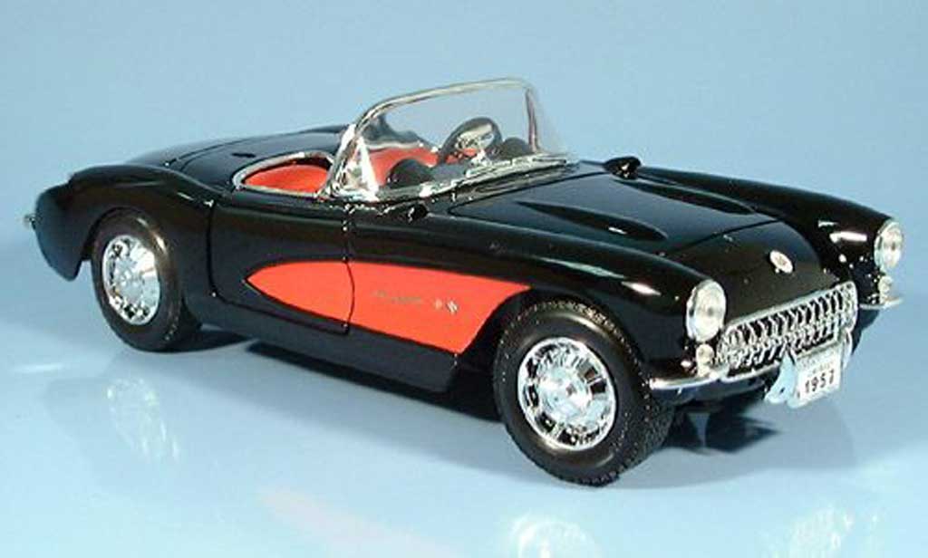 Chevrolet Corvette C1 1/18 Yat Ming C1 nero 1957 modellino in miniatura
