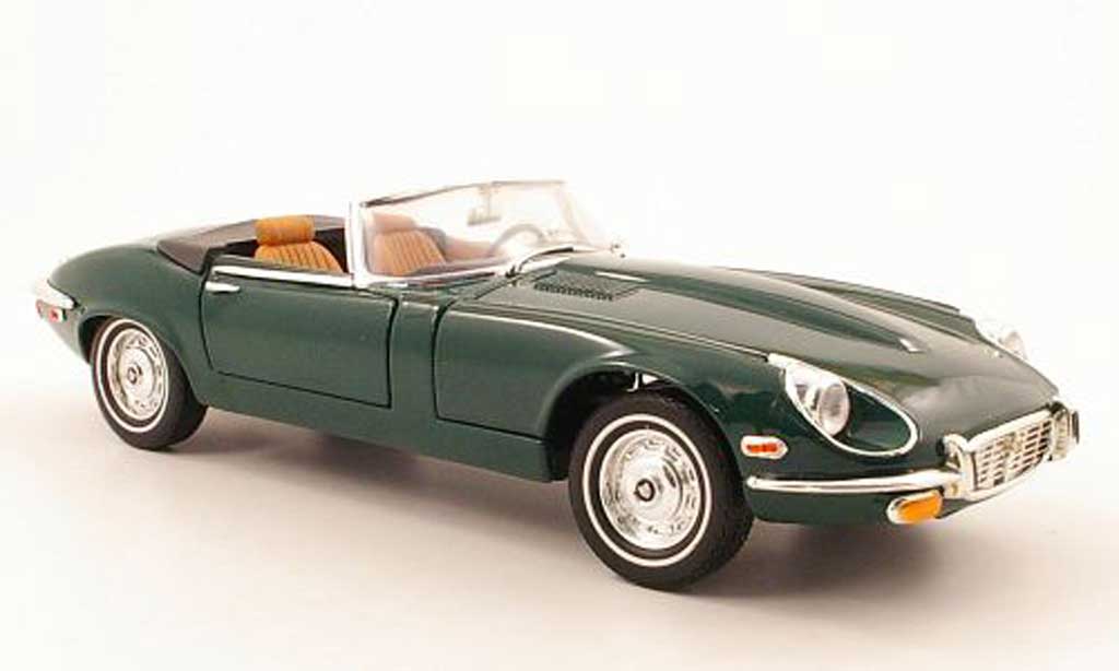Jaguar E-Type 1971 1/18 Yat Ming 1971 grun modellino in miniatura