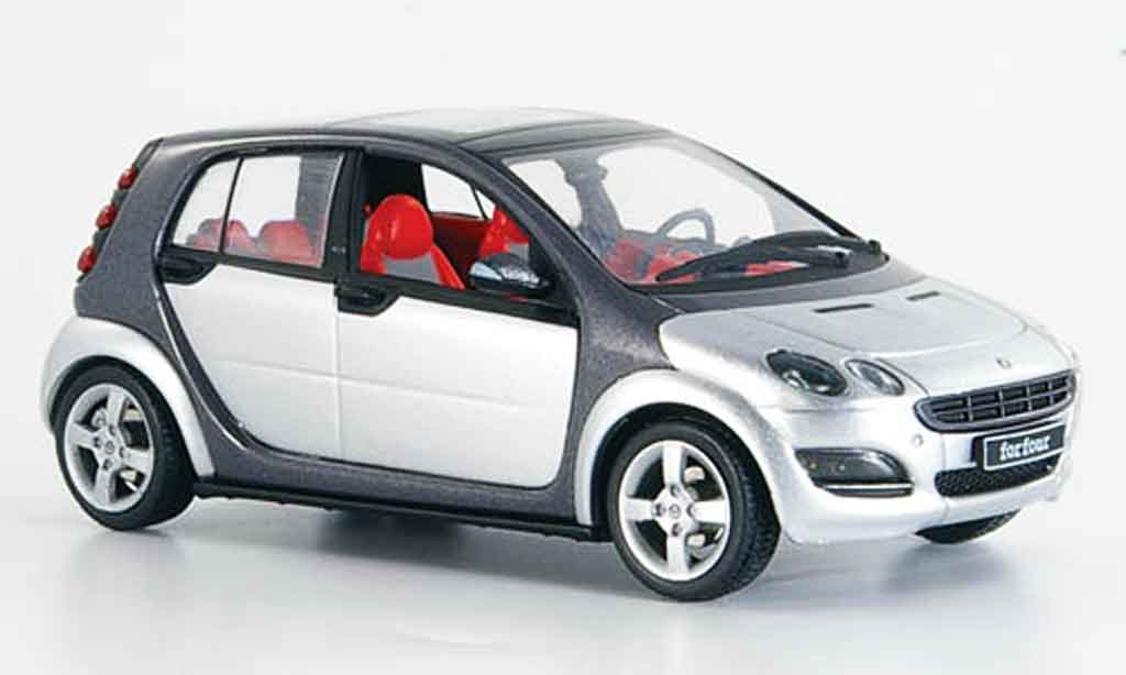 Smart ForFour 1/43 Schuco Forfour grigio 2004 modellino in miniatura