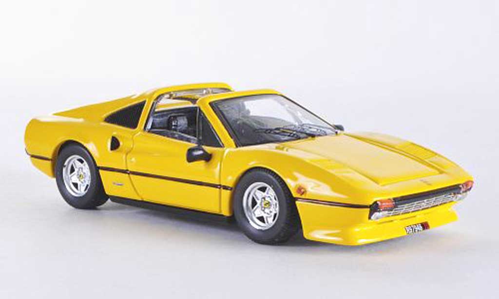 Ferrari 308 GTS 1/43 Best GTS giallo Dach liegt bei 1978 modellino in miniatura