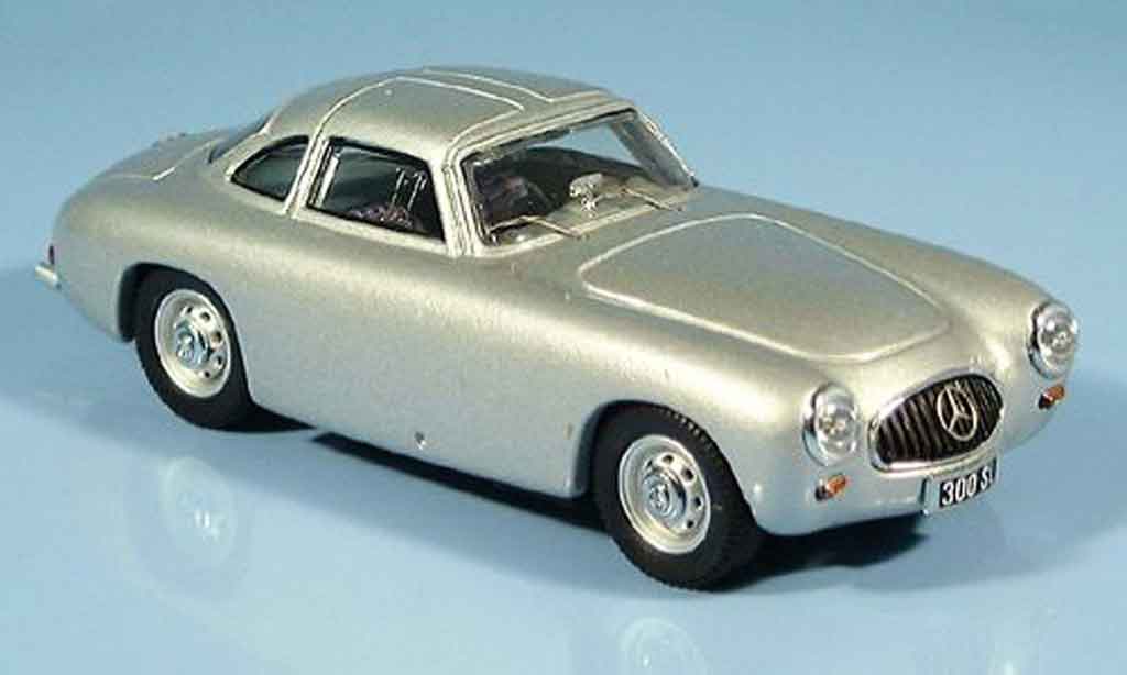 Mercedes 300 SL 1/43 Bang SL grigio metallisee 1952 modellino in miniatura