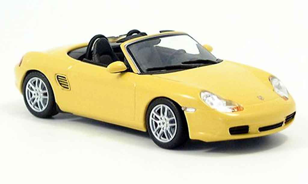 Porsche Boxster 1/43 Minichamps S giallo 2002 modellino in miniatura