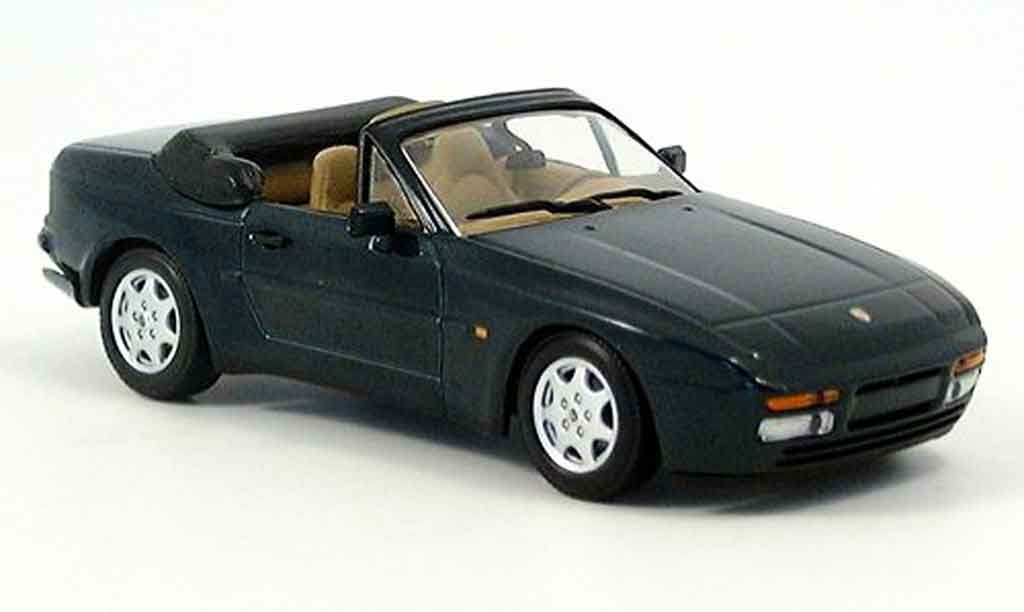 Porsche 944 1991 1/43 Minichamps 1991 Cabriolet grun modellino in miniatura