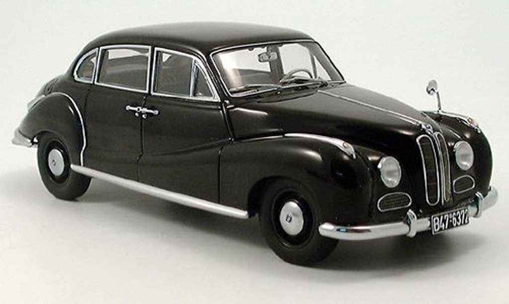 Bmw 501 1/18 Autoart limousine nero modellino in miniatura