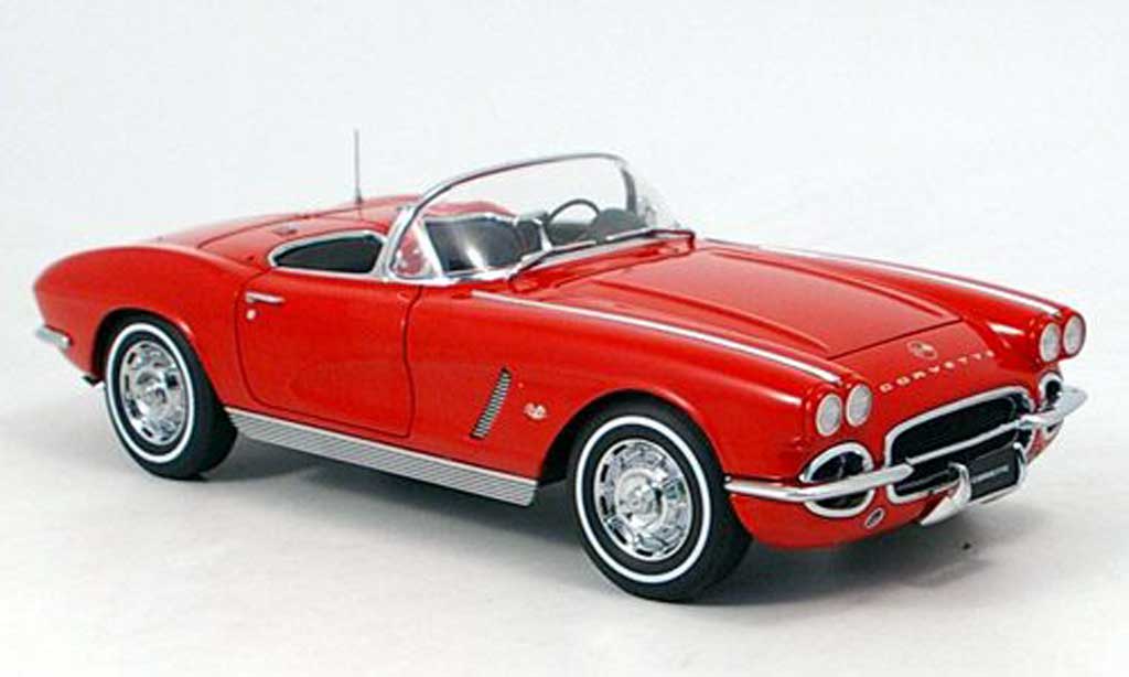 Chevrolet Corvette C1 1/18 Autoart C1 rosso 1962 modellino in miniatura