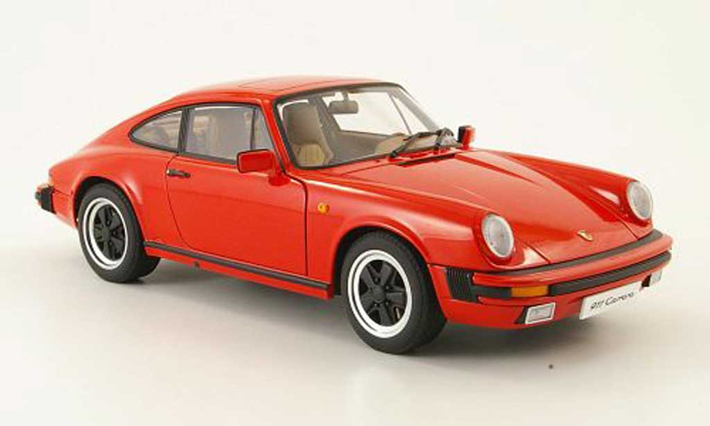 Porsche 930 3.2 1/18 Autoart 3.2 carrera rosso 1988 modellino in miniatura