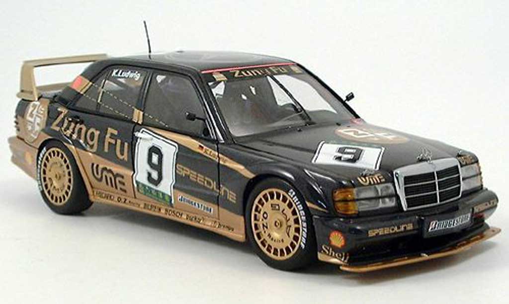 Mercedes 190 E 1/18 Autoart E 2.3-16v evo 2 macau 3ter ludwig 1991 modellino in miniatura