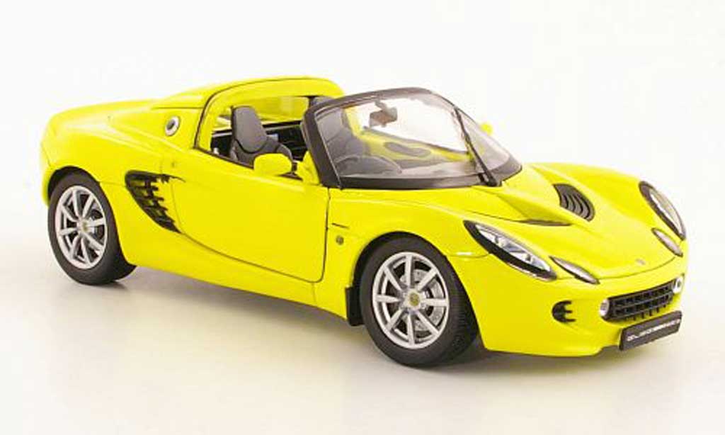 Lotus Elise 111S 1/18 Welly 111S giallo RHD 2002 modellino in miniatura