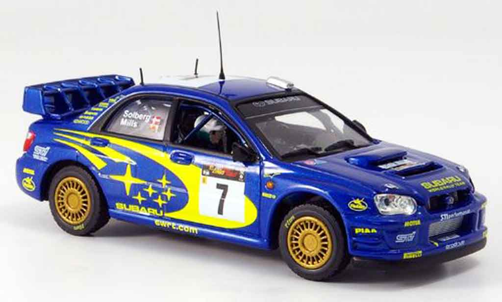 Subaru Impreza 1/43 Vitesse sieger zypern p. stolberg no. 7 2003 modellino in miniatura
