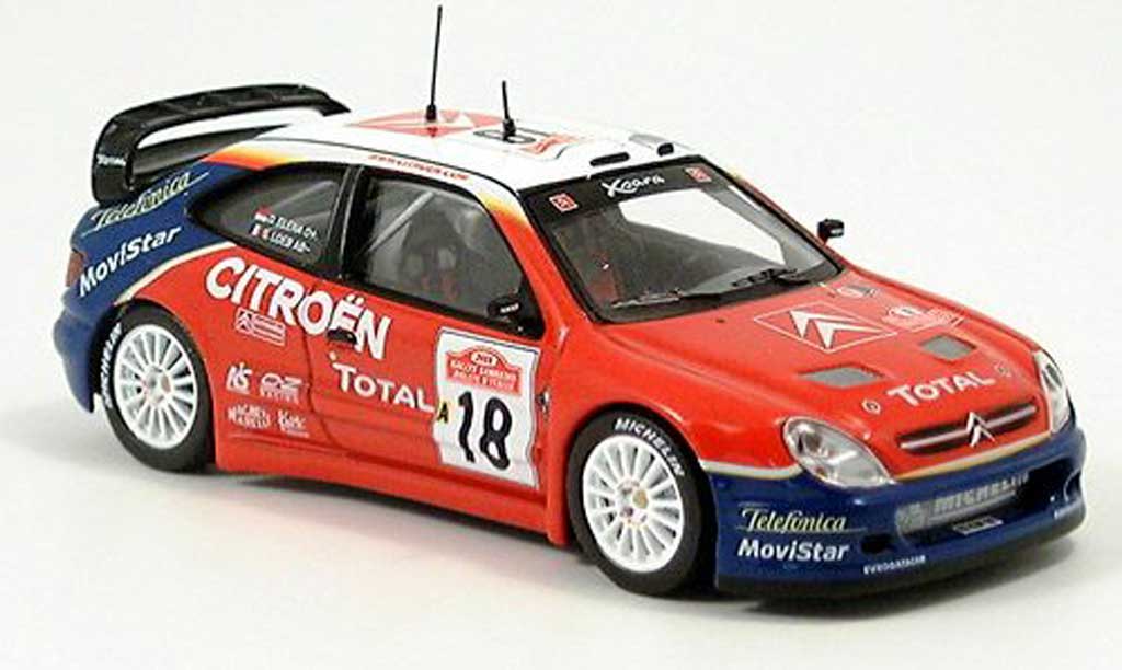 Citroen Xsara WRC 2003 1/43 IXO WRC 2003 Sieger Sanremo modellino in miniatura