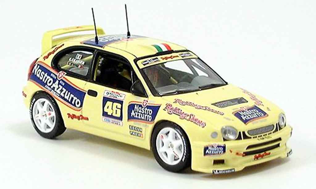 Toyota Corolla 1/43 IXO wrc rossi monza 2003 modellino in miniatura