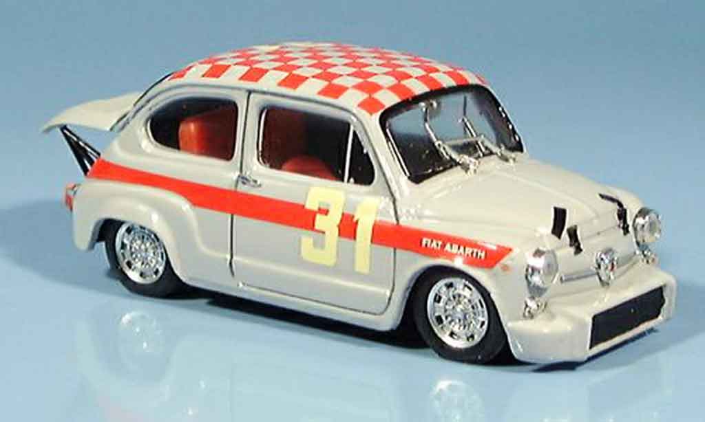 Fiat 600 1/43 Brumm Abarth 1000 No.31 Cella Monza 1966 modellino in miniatura