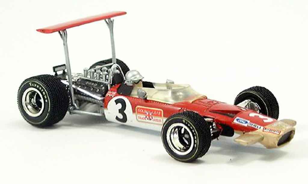 Lotus 49B 1/43 Quartzo no.3 or leaf m.andretti gp south africa 1969 modellino in miniatura
