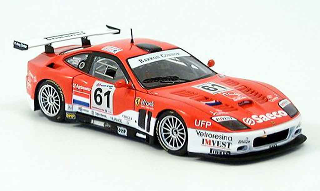 Ferrari 575 M 1/43 Red Line M maranello barron connor no. 61 lm 2004 modellino in miniatura