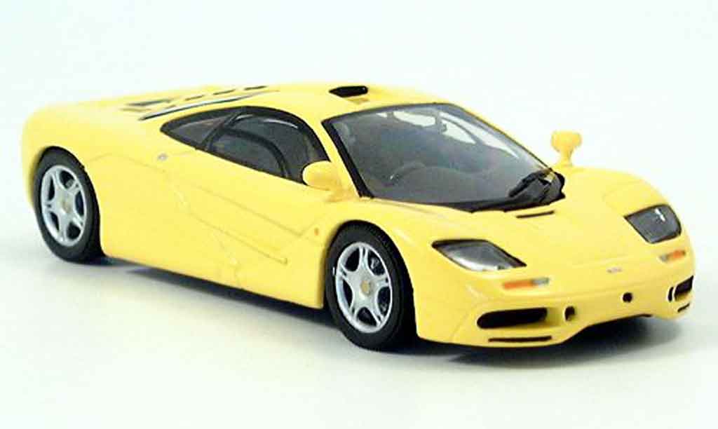 McLaren F1 1/43 Minichamps GTR giallo modellino in miniatura