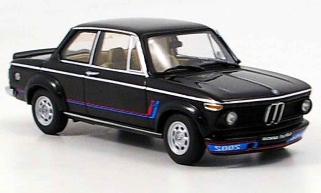 Bmw 2002 Turbo 1/43 Autoart Turbo nero 1973 modellino in miniatura