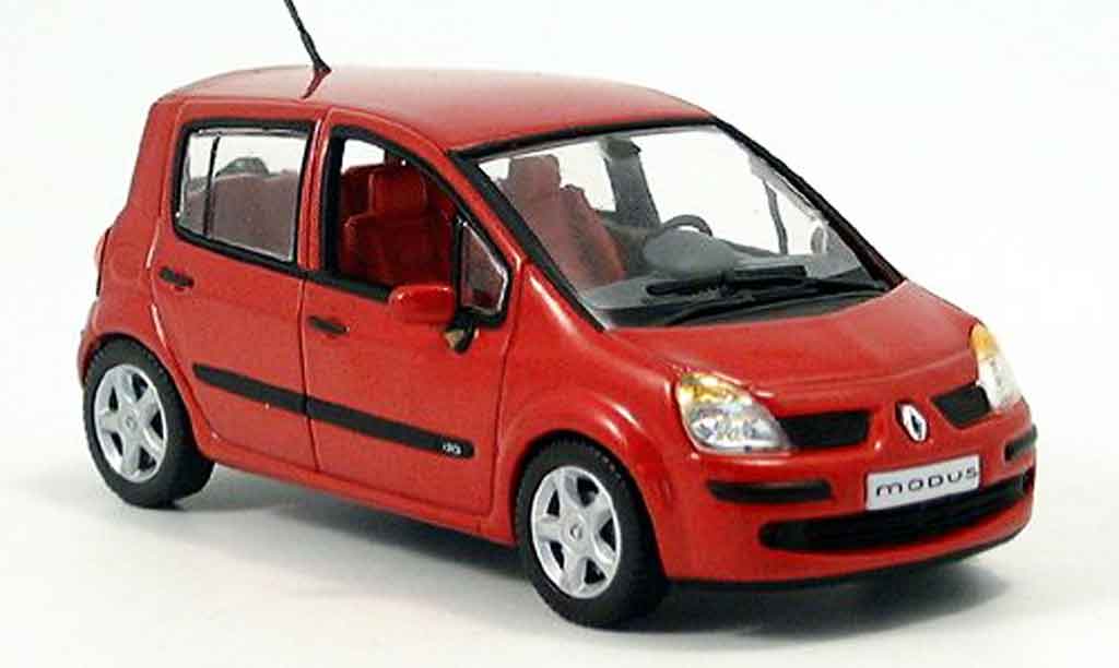 Renault Modus 1/43 Norev rosso 2004 modellino in miniatura
