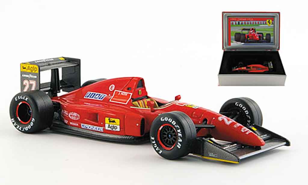Ferrari F1 1/43 IXO f 92 a no.27 j.alesi gp frankreich 1992 modellino in miniatura