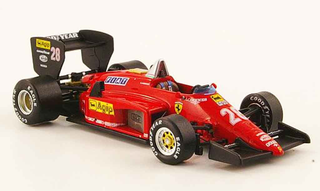 Ferrari 156 1985 1/43 IXO 1985 no.28 r.arnoux gp brasilien modellino in miniatura